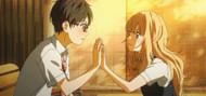 Kaori and Kousei (Image via Fuji TV')
